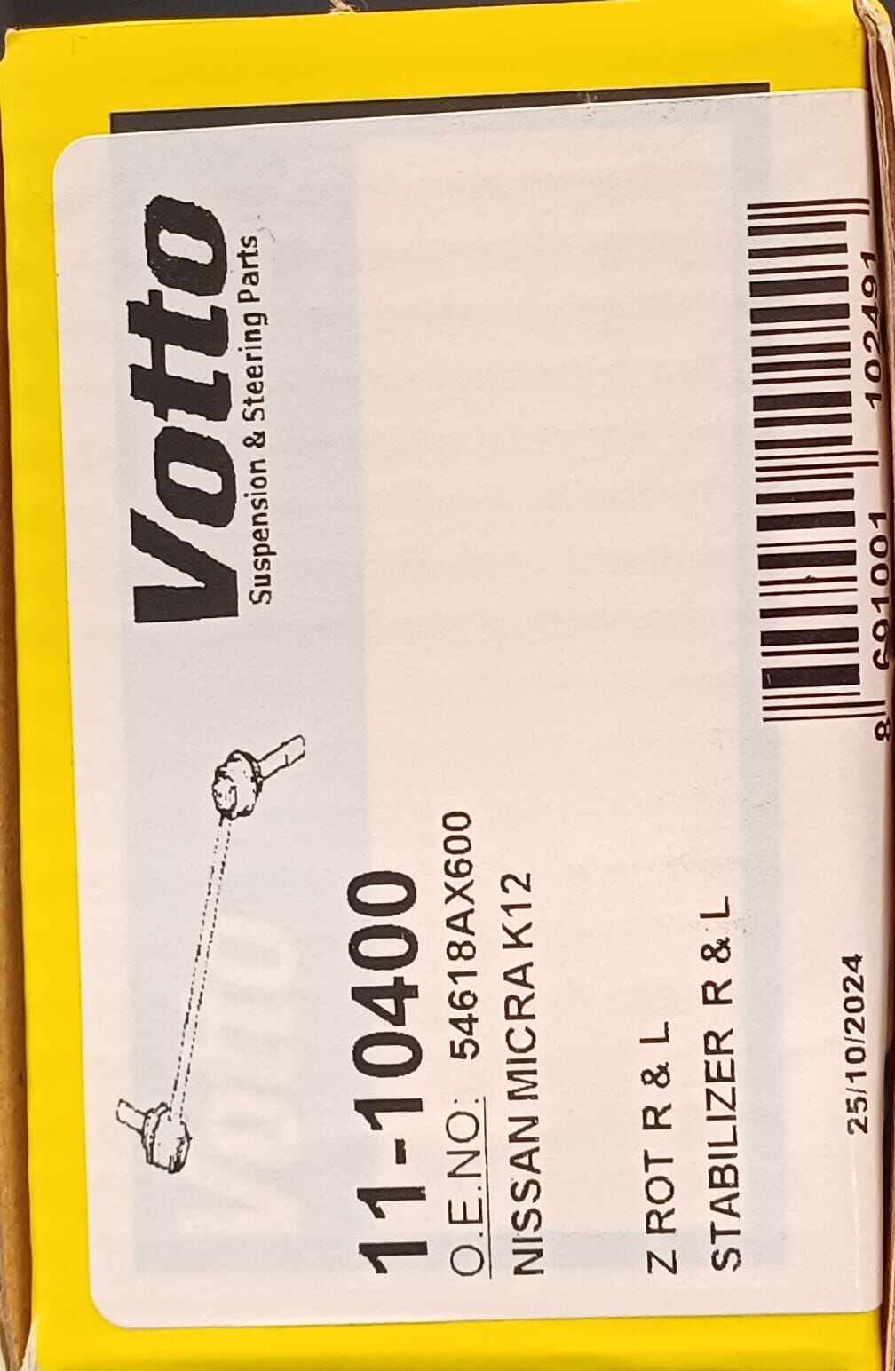 VOTTO stabilizer rot kalın mil